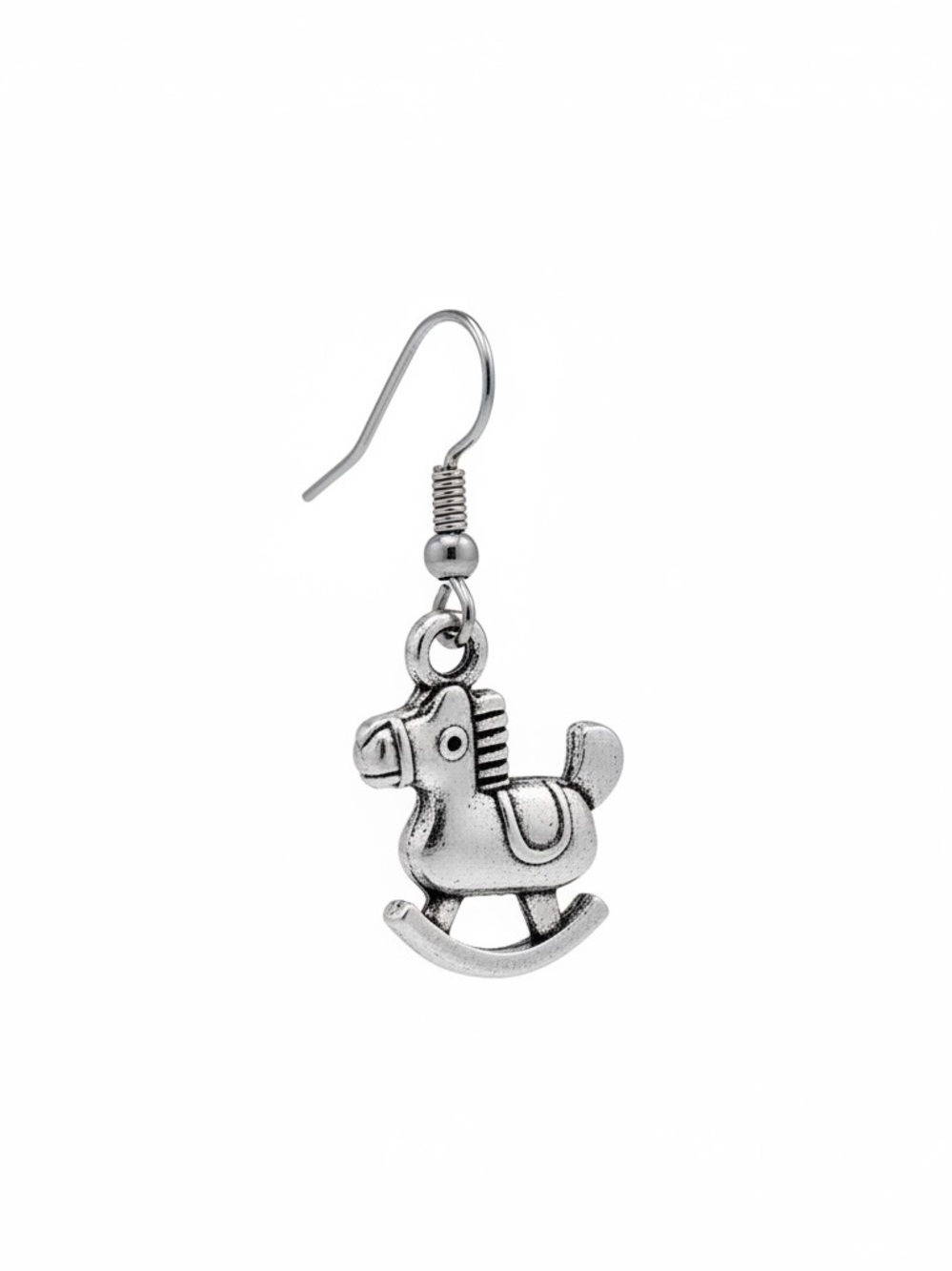💖Handmade Rocking Horse Charm Earrings